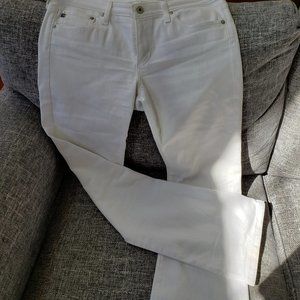 White AG Boot Cut "Angel" Jeans